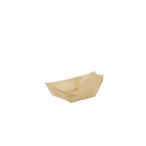 Łódeczka drewniana 110x65mm fingerfood 50szt Papstar | 16163