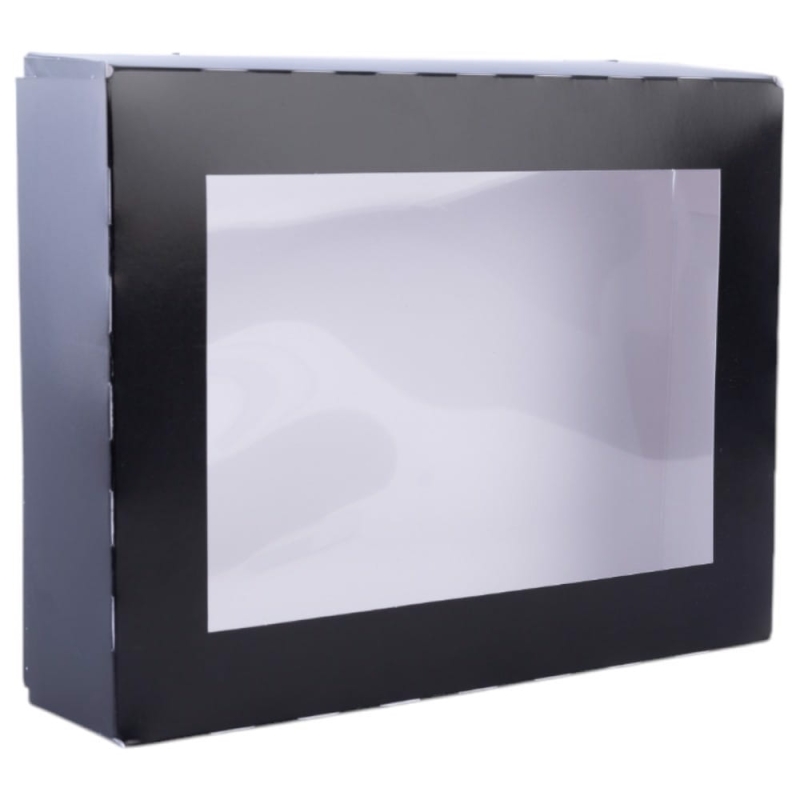 Pudełko z okienkiem 190x130x50 czarne 100szt Enjoy