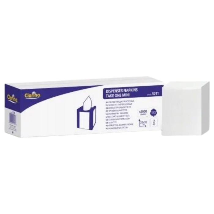 Serwetki gastronomiczne TAKE ONE MINI 20x10cm 8000