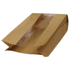 Torebka papierowa chleb 28x15/7 okienko 1000szt