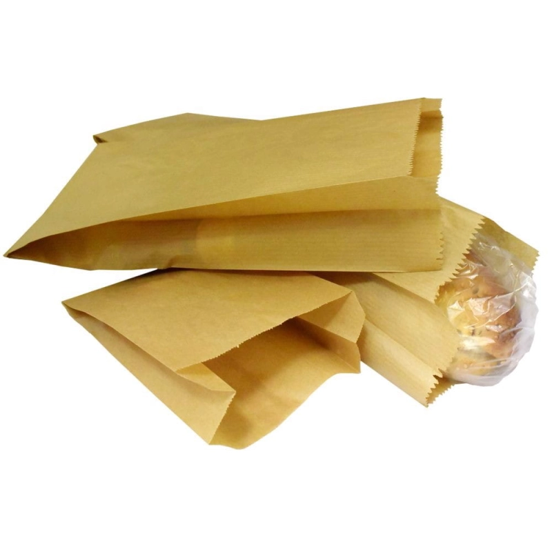 Torebka papierowa 41x24/8 szara