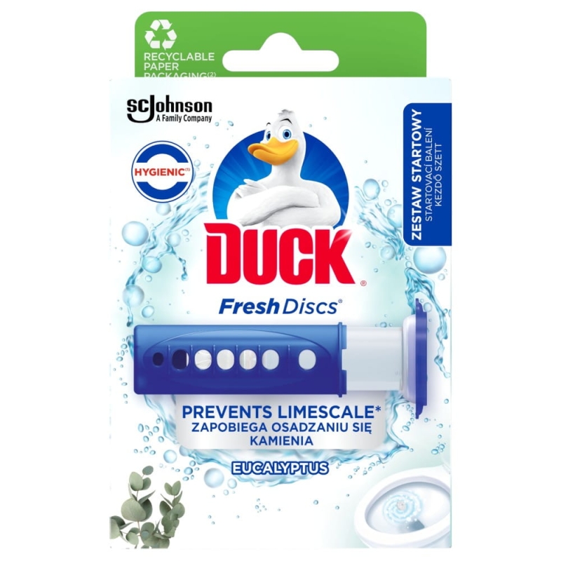 Duck Fresh Discs Eukaliptus 36ml Żelowy krążek do toalety