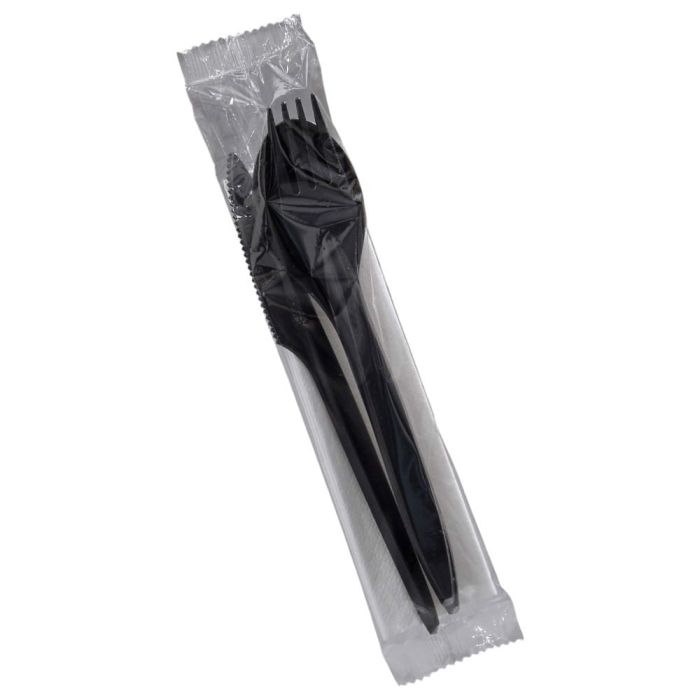 Sztućce Premium widelec, nóż, łyżka, serwetka