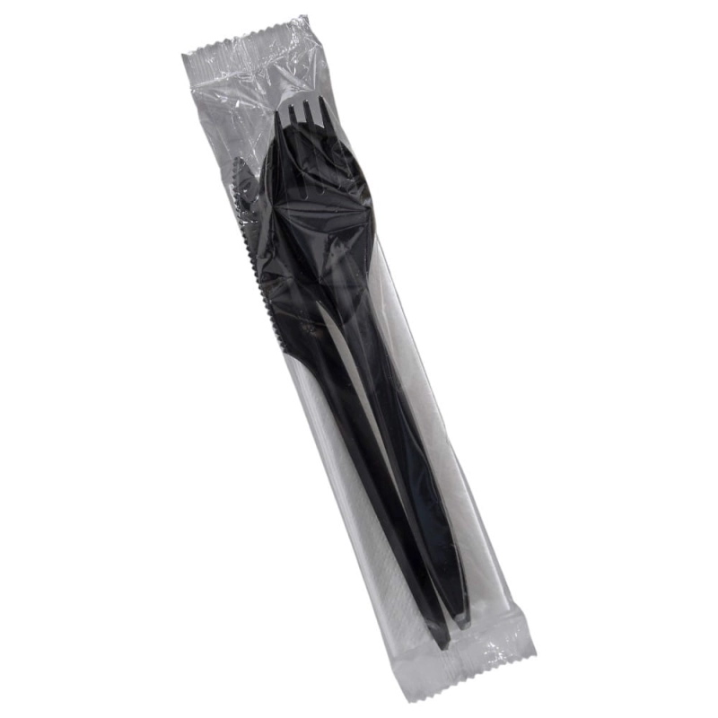 Sztućce Premium widelec, nóż, łyżka, serwetka