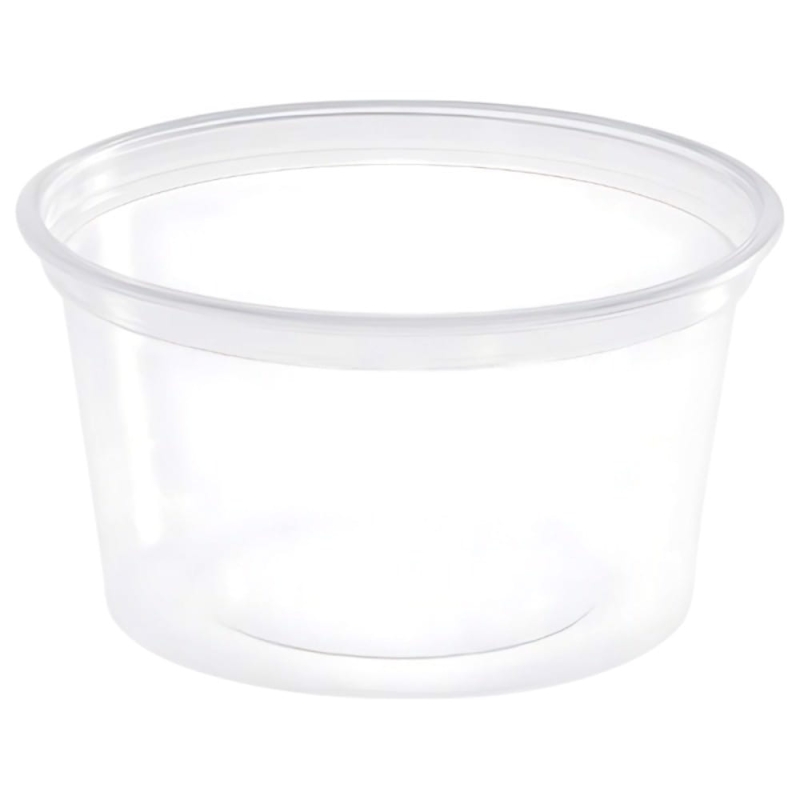 Pojemnik garmaźeryjny 350ml okrągły transparent