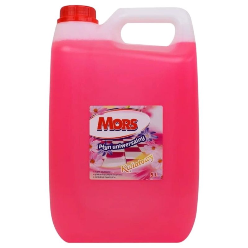Płyn uniwersalny MORS 5L kwiatowy do podłóg i powierzchni