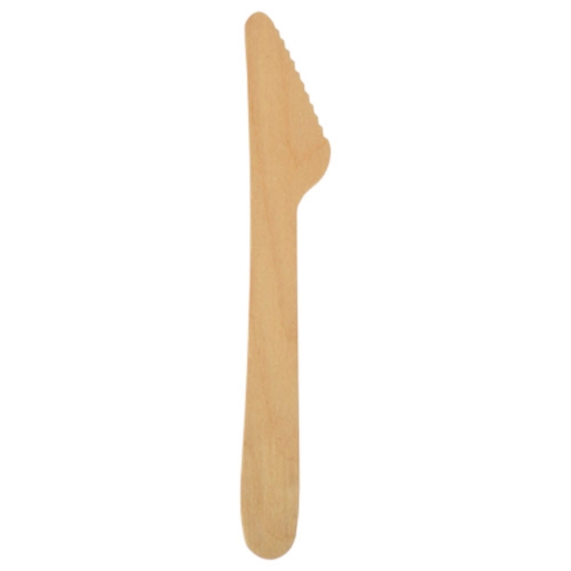 Nóż drewniany 16,5cm Papstar Pure 10szt ekologiczne