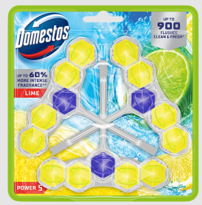 Domestos Power 5 Lime 3x50g kostka toaletowa_1