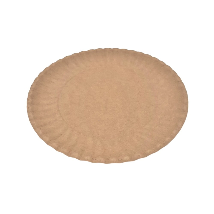 Talerz papierowy kraft 18cm