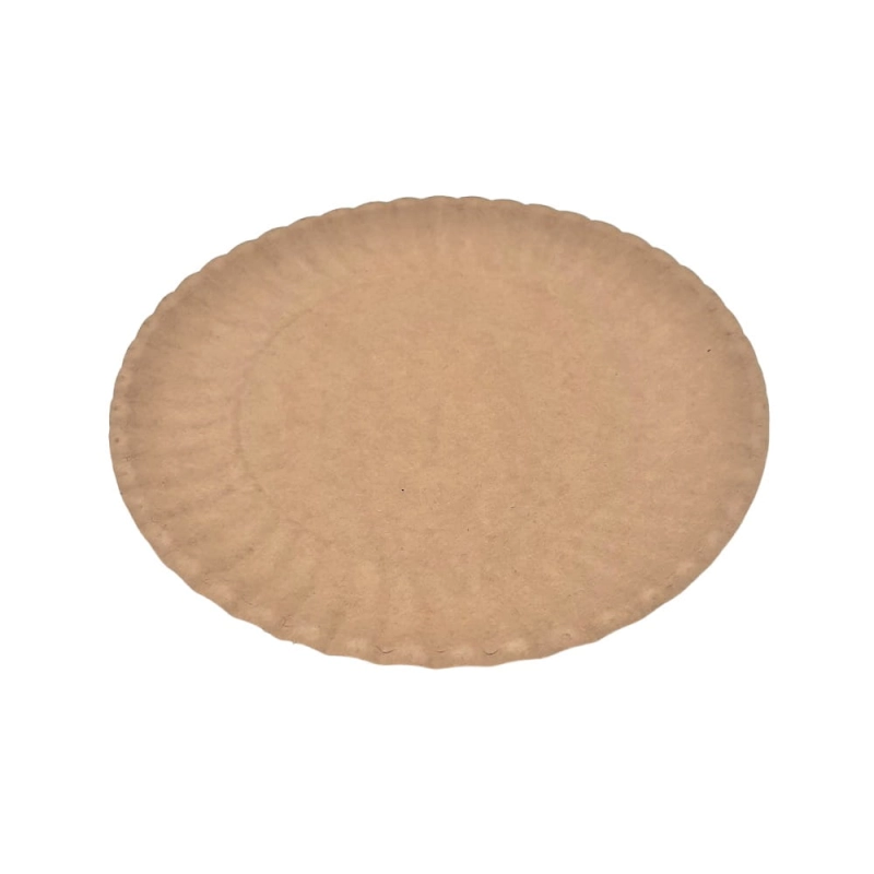 Talerz papierowy kraft 18cm