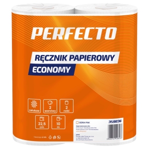 Ręcznik papierowy Economy 2 warstwowy celuloza 2 szt Perfecto