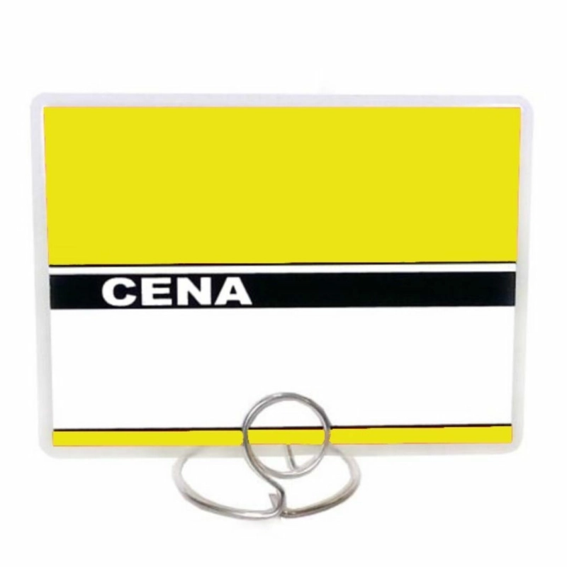 Cenówki laminowane do wędlin duże 80x110 mm żółte_2