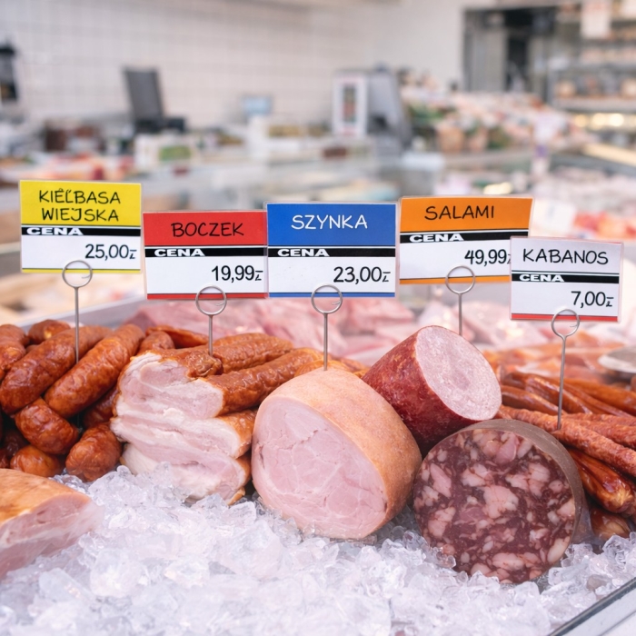 Cenówki laminowane do wędlin duże zastosowanie