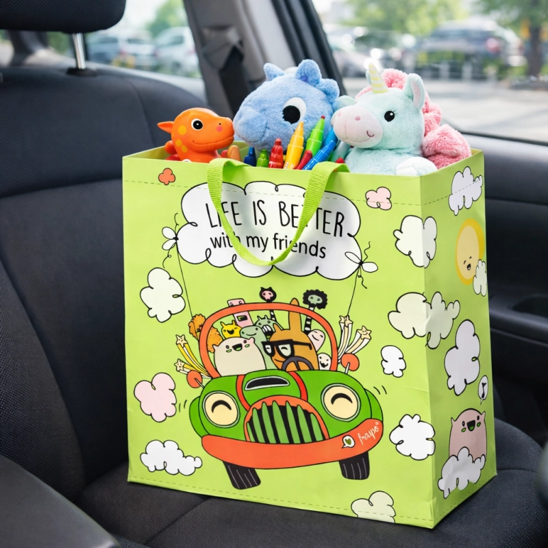 torba na zakupy Pan samochodzik limonka.png