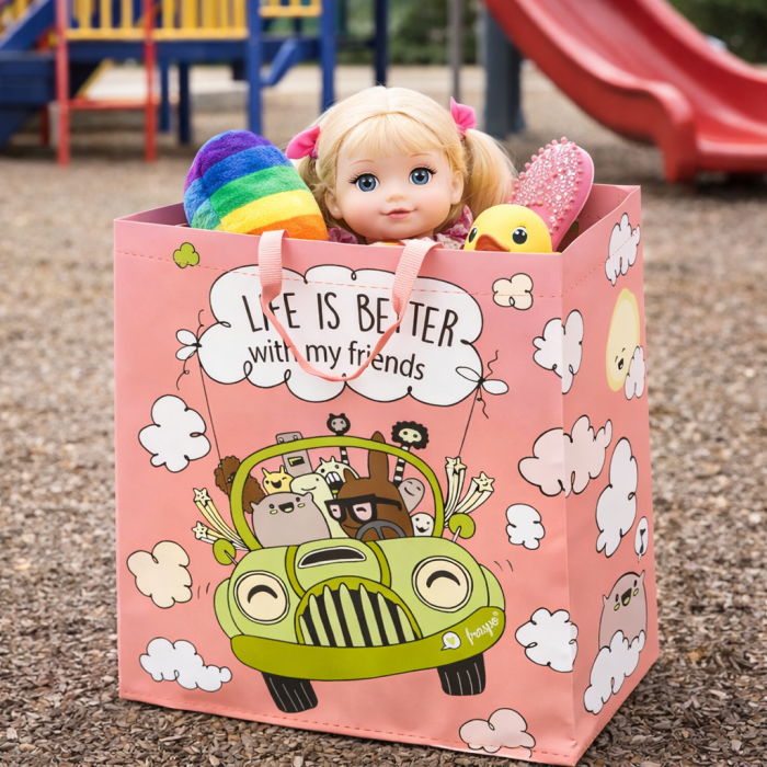 torba na zakupy Pan samochodzik brzoskwinia.png