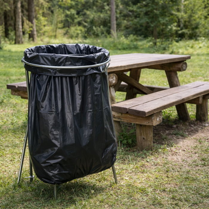 worek na śmieci Piękno lasu i pojemnik na śmieci.png