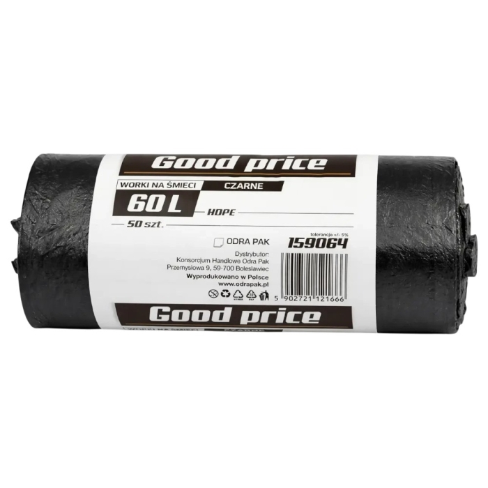 Worki na śmieci 60L czarne HD Good Price Odra Pak  1380-1.jpg