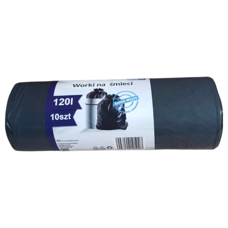 Worki na śmieci 120L czarne strong LD