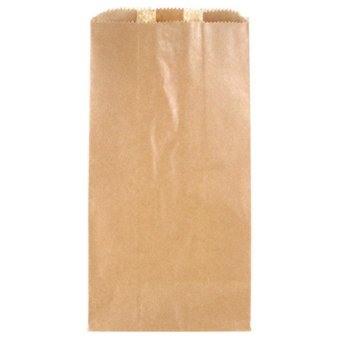 Torba papierowa 17x15/6,5 szara 1000 szt Kram