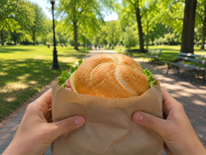 torebka papierowa szara z bułką park.png
