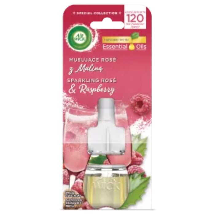 Air Wick Essential Oils Musujące Róże z Maliną wkład 19ml