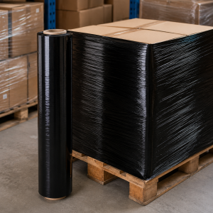 Folia stretch czarna 50 cm 2 kg netto 2,3 kg brutto Odra Pak 16924.png
