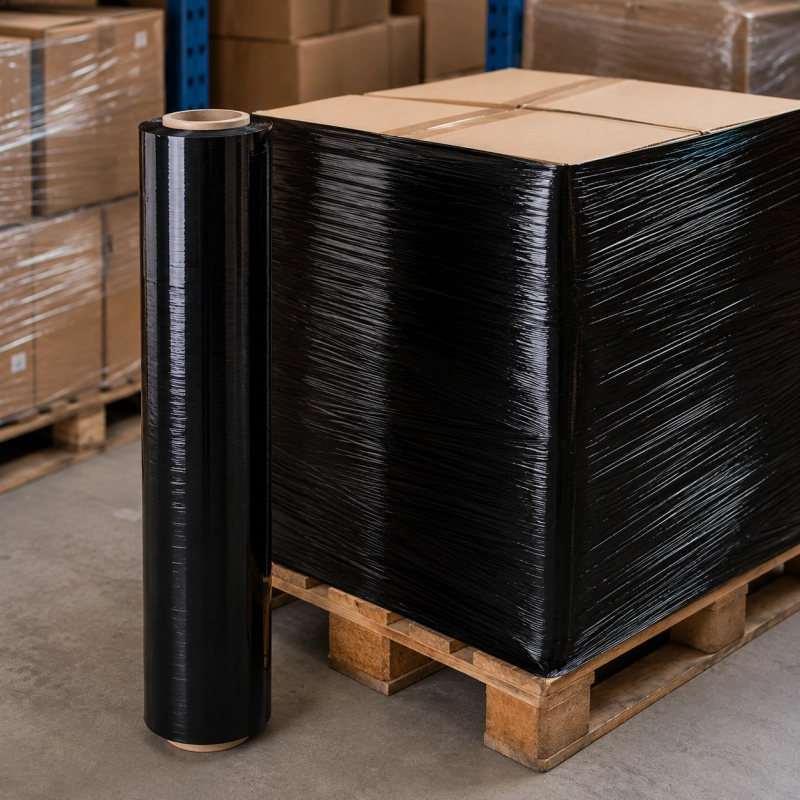 Folia stretch czarna 50 cm 2 kg netto 2,3 kg brutto Odra Pak 16924.png