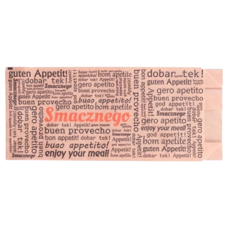 Torebka Hot-Dog Smacznego brązowa 75x30x170mm 200 szt Kram