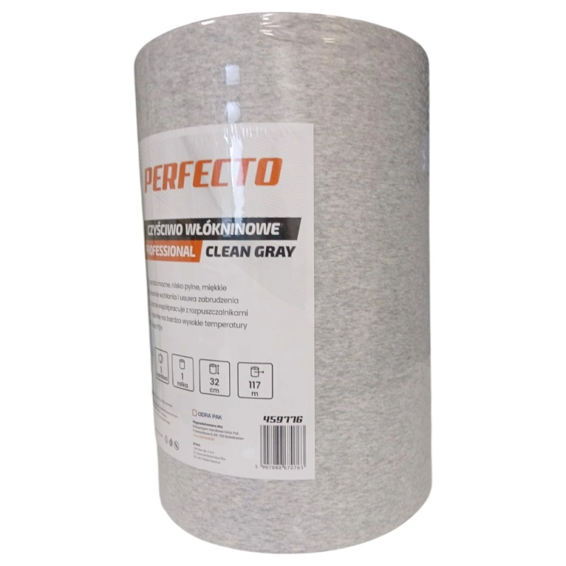 Czyściwo włókninowe PERFECTO Professional Clean Grey 32cm 300 listków