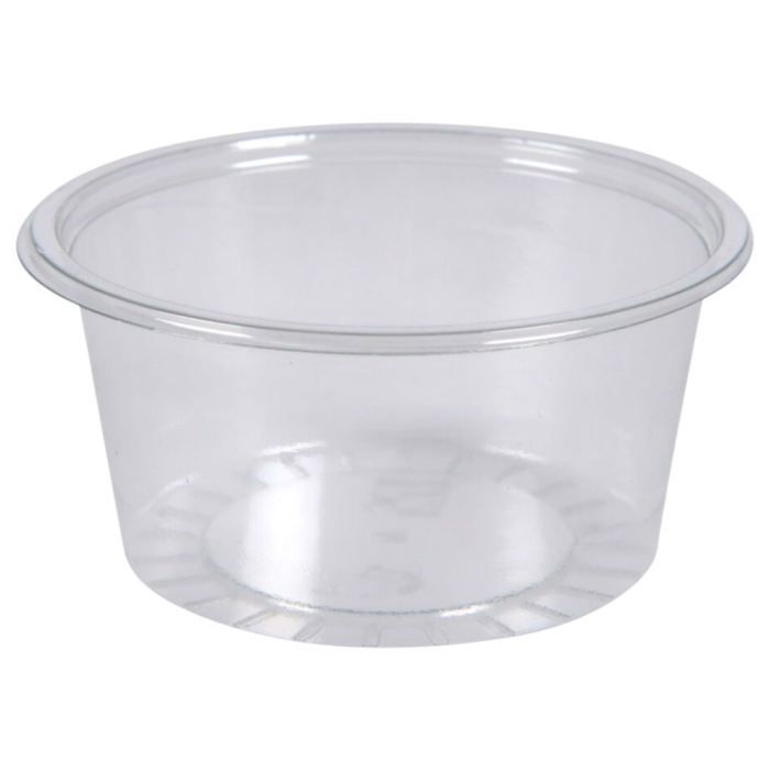 Pojemnik na sos 100 ml transparentny okragły Abena