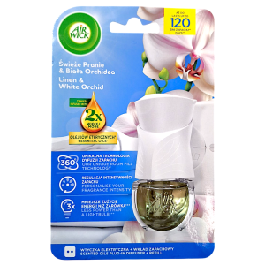 Air Wick elektryczny odświeżacz powietrza Świeże Pranie i Biała Orchidea_1
