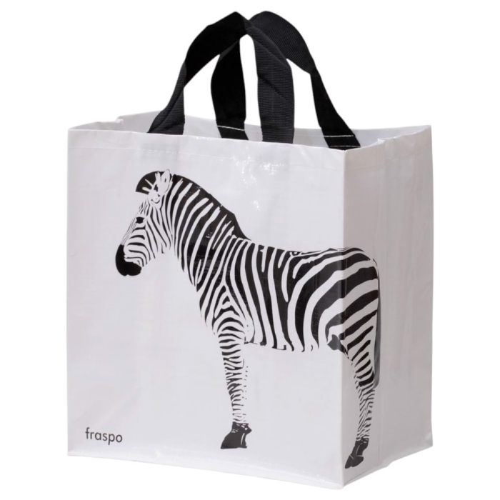 Torba na zakupy 24L 35x35x20 Animals Zebra Fraspo