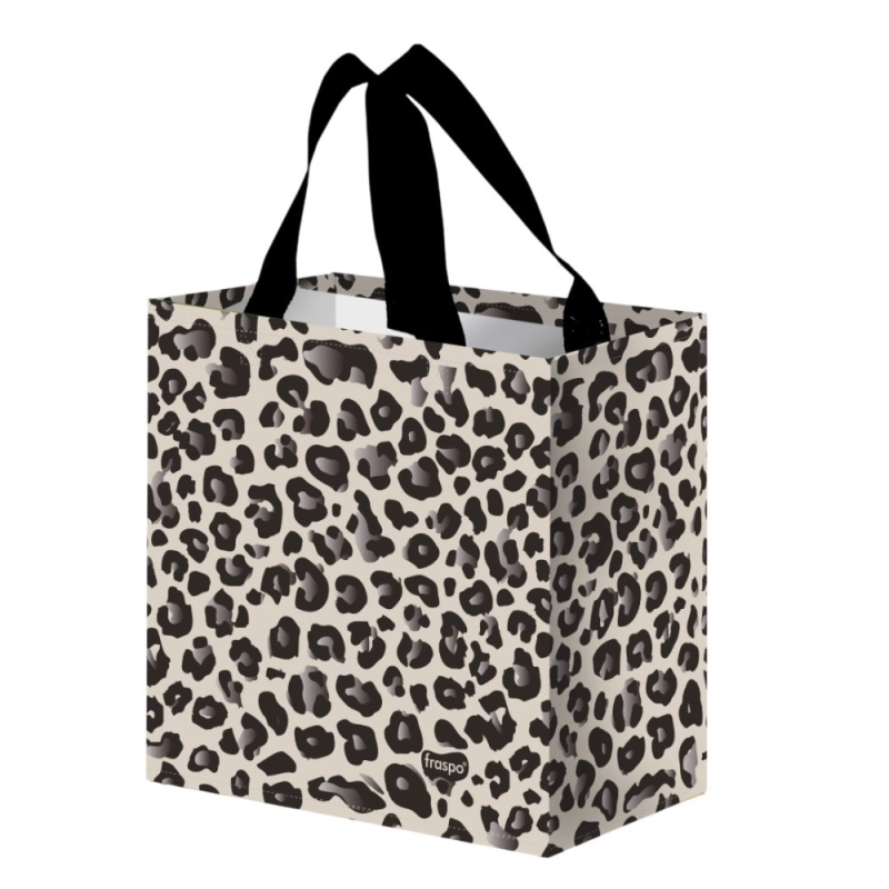 Torba na zakupy 10L 25x15x27cm Panterka szara 1szt Fraspo