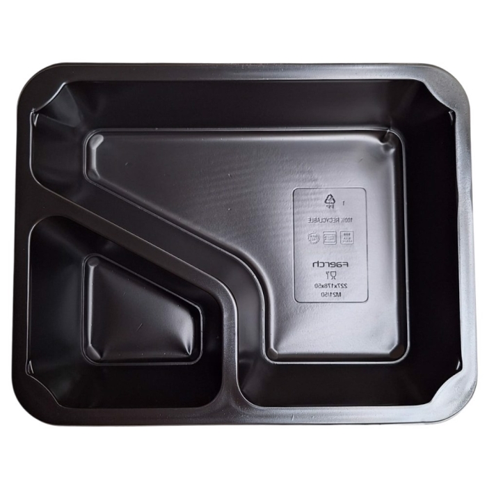 Paccor Tacka do zgrzewu PP M21/50 COLT 227x178x50mm czarna Faerch
