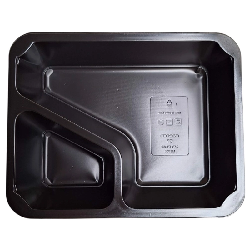 Paccor Tacka do zgrzewu PP M21/50 COLT 227x178x50mm czarna Faerch
