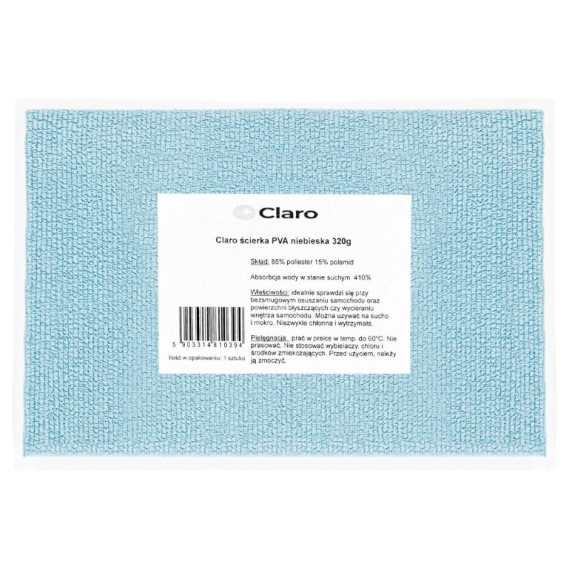 Ściereczka PVA Claro 30x29 niebieska 320 g