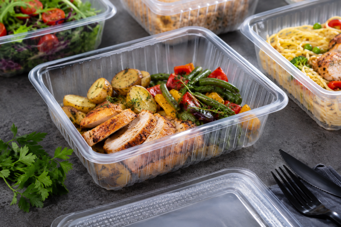 Pojemnik do zgrzewu 227x178x60 PP transparent zastosowanie