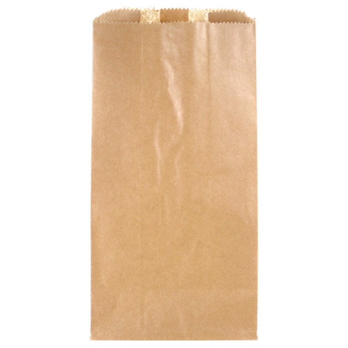 Torba papierowa 27x12/5 szara 1000 szt Kram