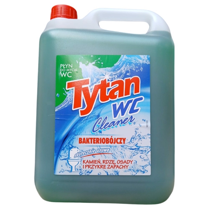 Tytan płyn WC zielony 5 kg – środek do czyszczenia toale