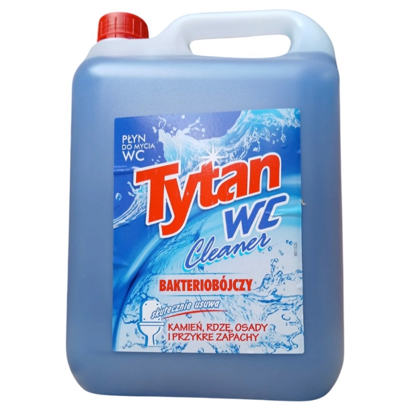 Tytan płyn WC niebieski 5 kg – środek do czyszczenia toalet
