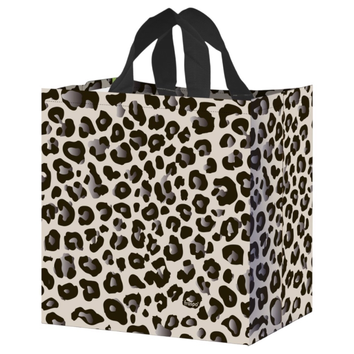 torba na zakupy 24L 35x35x20 Animals Panterka szara