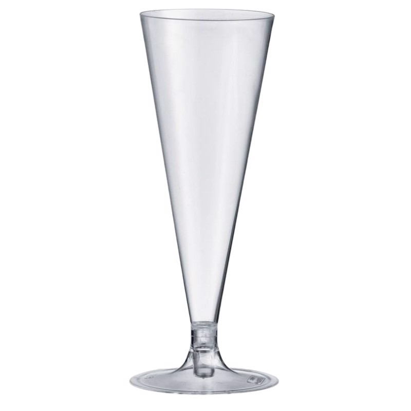 Kieliszki do szampana ArtPlast 120 ml PS transparentne