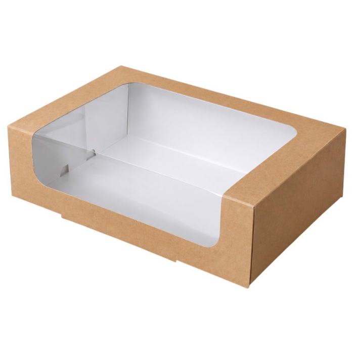 Pudełko cukiernicze 31x22x8 cm z oknem 50 szt. Hersta
