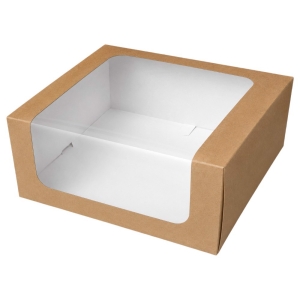 Pudełko cukiernicze 18x18x9 cm z oknem 50 szt. Hersta