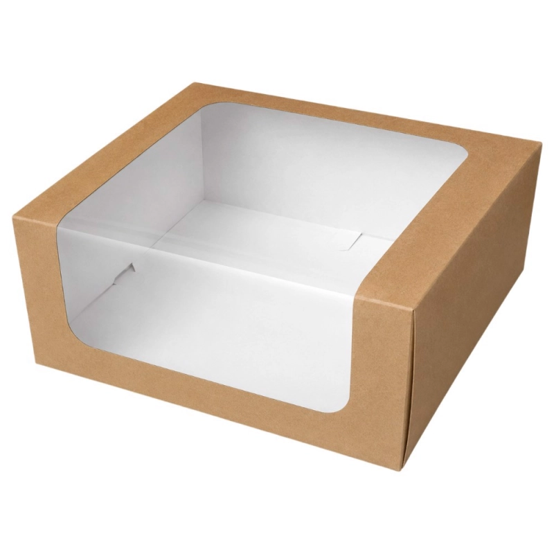 Pudełko cukiernicze 18x18x9 cm z oknem 50 szt. Hersta