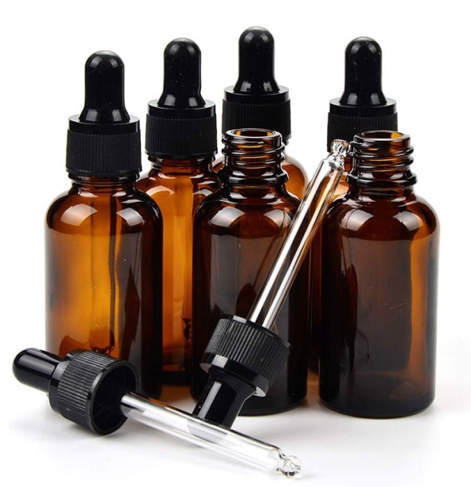 Butelki 10Ml Szkło Bursztynowe 18Szt (3 Rodzaje)
