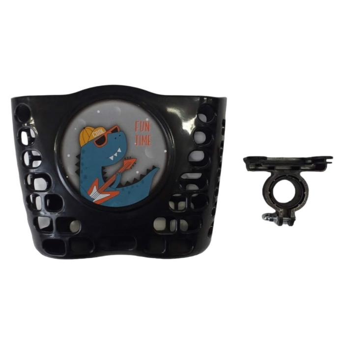 Koszyk Rowerowy Dziecięcy Czarny