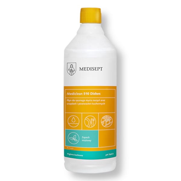 Mediclean 510 Dishes Miętowy 1L 1szt