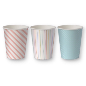 Kubek papierowy 250ml Pastel 50szt $ (opłata SUP)