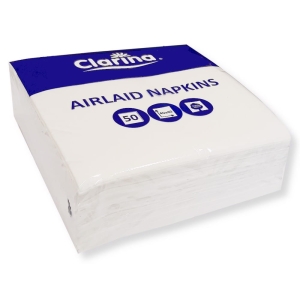 Serwetka Airlaid 40x40 flizelina biała 50szt